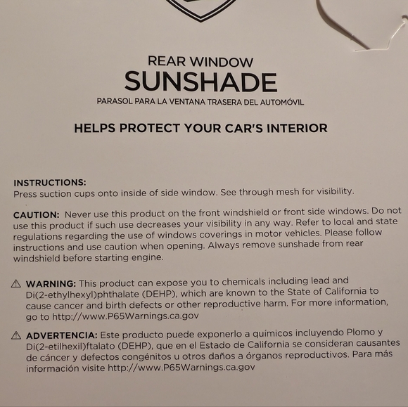 Auto Drive Rear Window Sunshade - Picture 4 of 4